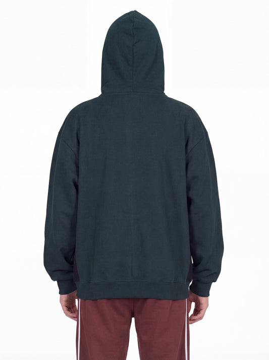 Green-Zipper Hoodie